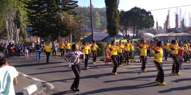 CAR FREE DAY, BUAT KOTA BAJAWA LEBIH BERWARNA