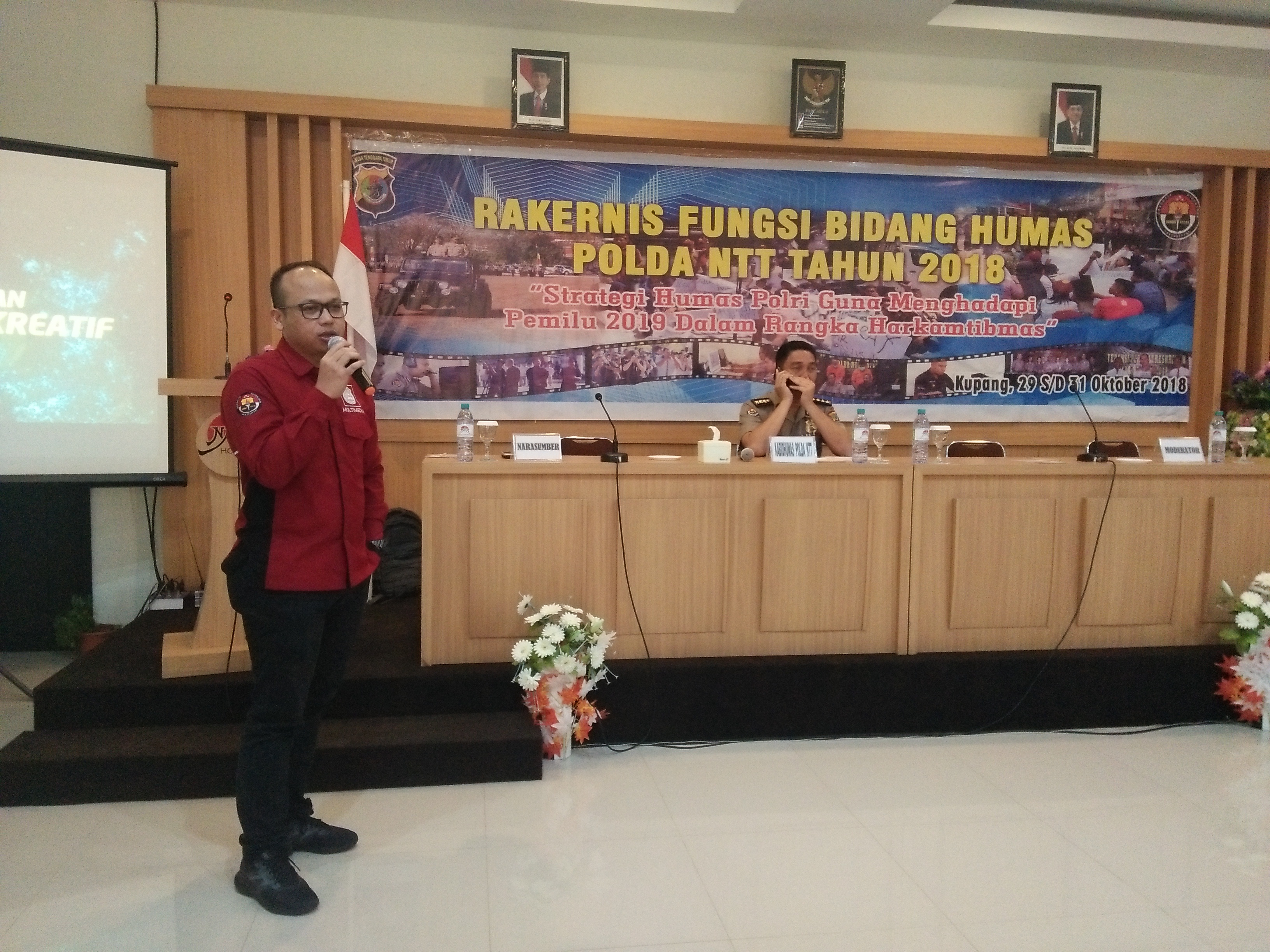 Rakernis Fungsi Humas, AKP Dwy Chandra Kenalkan Tugas dan Fungsi Multimedia