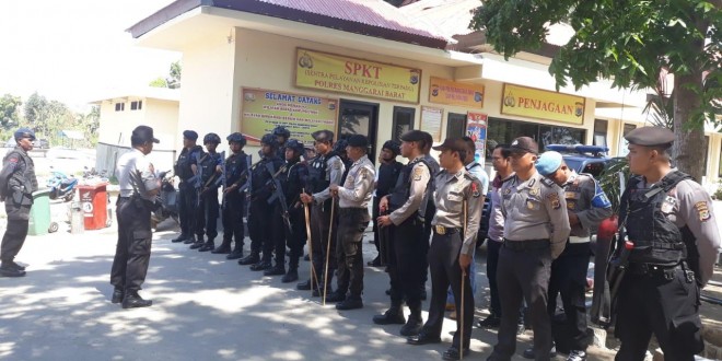 Ada Dua Sertifikat, Polres Mabar Amankan Pengukuran Tanah Oleh BPN