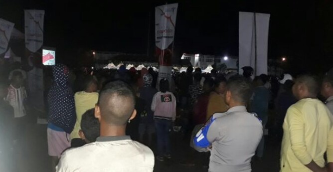 Kapolres TTU Pimpin Langsung Pengamanan Festival Crossborder Atambua 2018