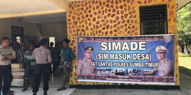 Wilayah Selatan Sumba Timur Dapat Pelayanan SIMADE dari Satlantas Polres Sumba Timur