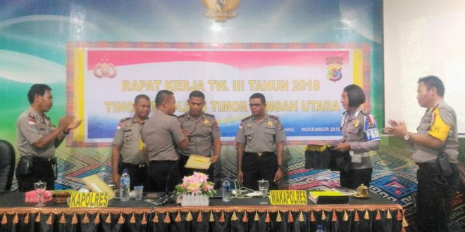 Dapat Jempol dari Kapolres TTU Ketiga Polsek diberi Penghargaan