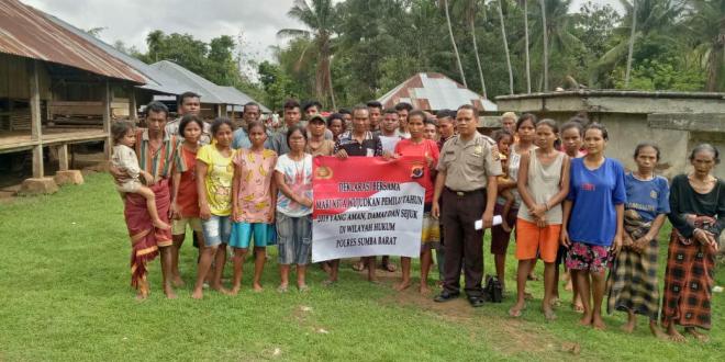 Ini Imbauan Kanit Binmas Polsek Kodi Kepada Warga Desa Mera