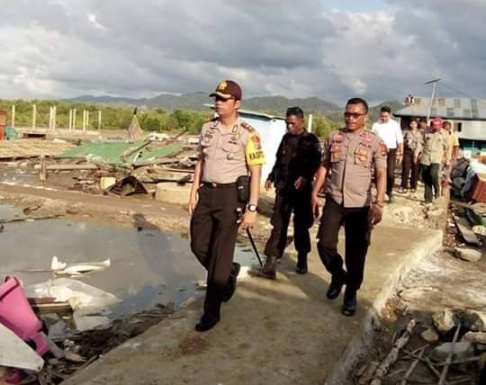 Kapolres Mabar Tinjau Langsung Lokasi Bencana di Terang