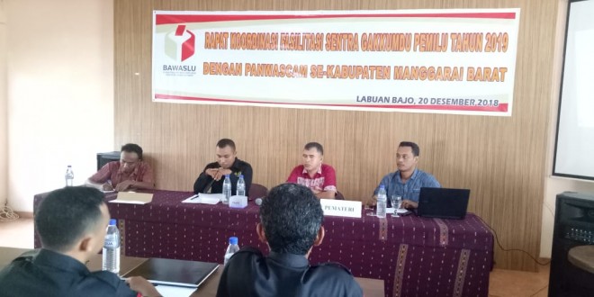 Samakan Persepsi, Sentra Gakkumdu Pemilu 2019 Mabar Gelar Rakor