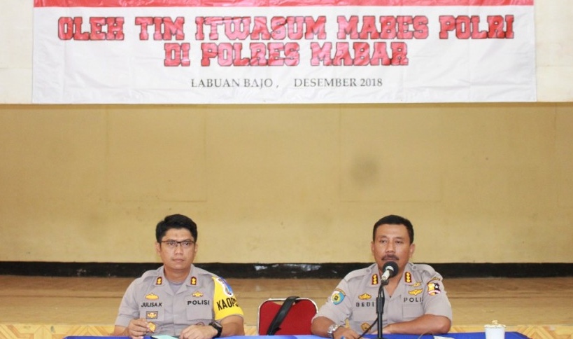 Tim Wasops Mabes Polri Periksa Operasi Lilin Turangga 2018 Polres Mabar