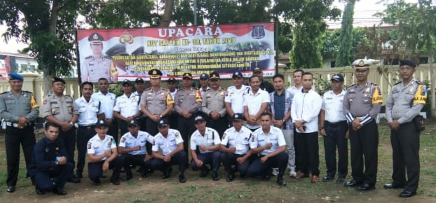 Polres Mabar Gelar Upacara Peringatan Hut Satpam Ke-38