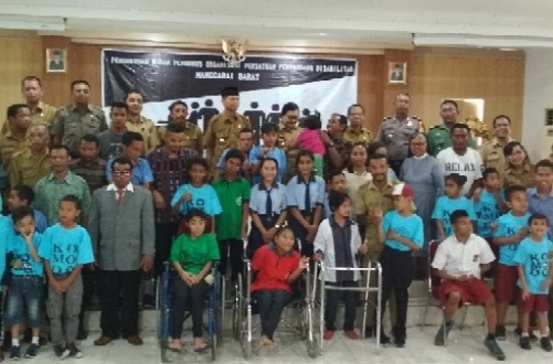 Wakili Kapolres, Wakapolres Manggarai Barat Hadiri Perayaan Hari Penyandang Disabilitas Dunia