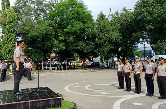 Hari Ini, 28 Personil Polres Sikka Naik Pangkat