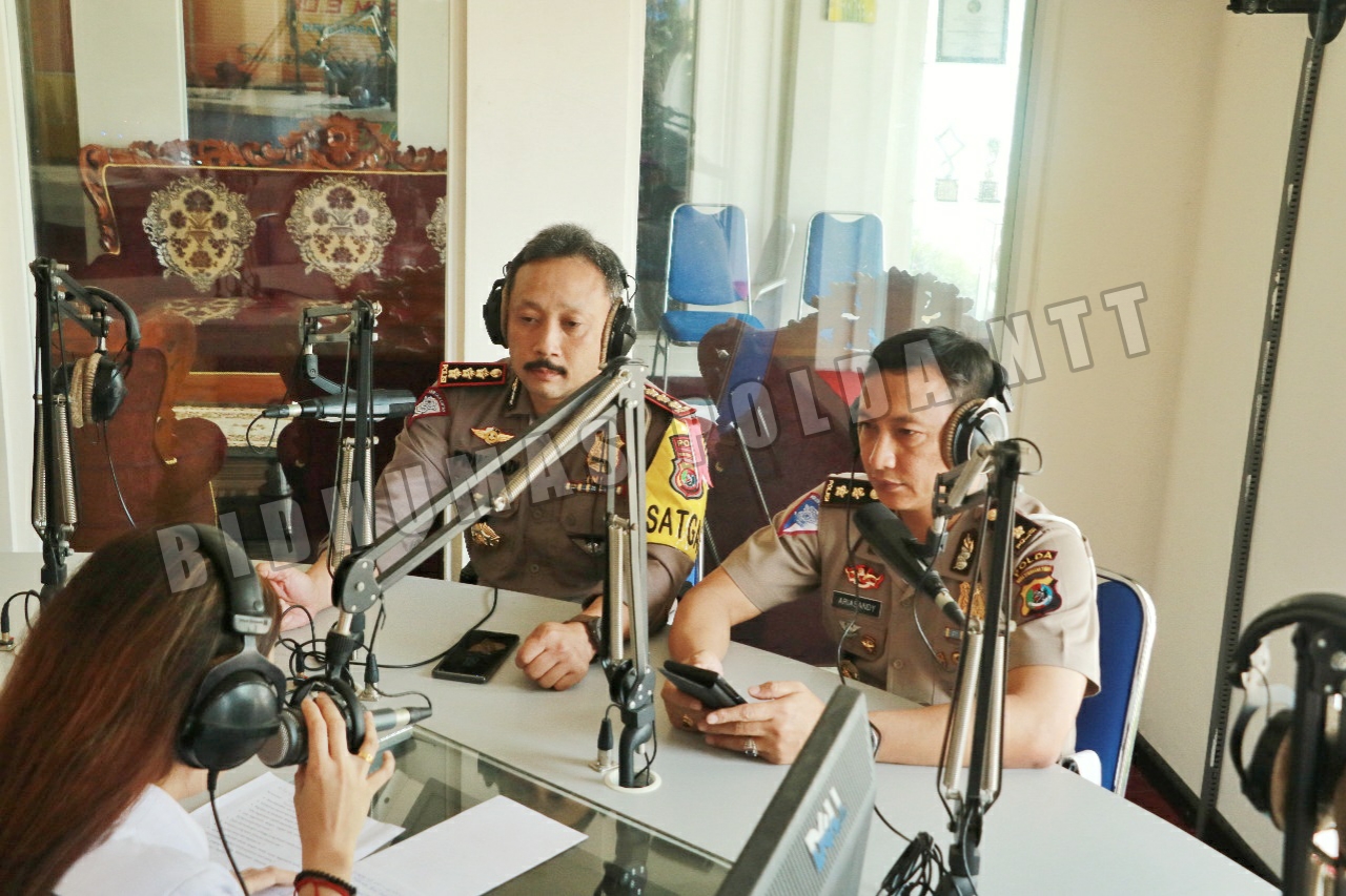 Program Millenial Road Safety Festival, Dirlantas Polda NTT Dialog Bersama Radio RRI Kupang