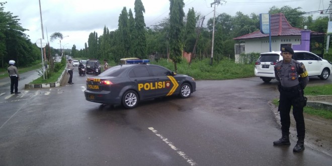 Personel Polres Manggarai Kawal Kunker Wakil Menteri ESDM di Labuan Bajo