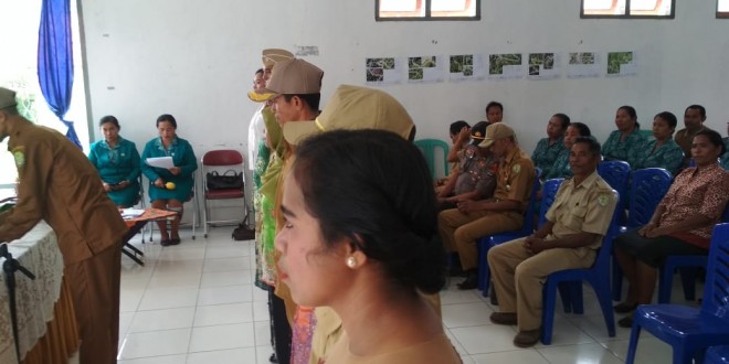 Kapolsek Sano Nggoang Hadiri Pelantikan 5 Ketua TP PKK Desa