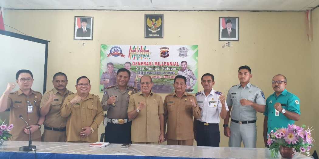 Polres Sumba Barat Melaksanakan Rapat Pelaksanaan Millennial Road Safety Festival