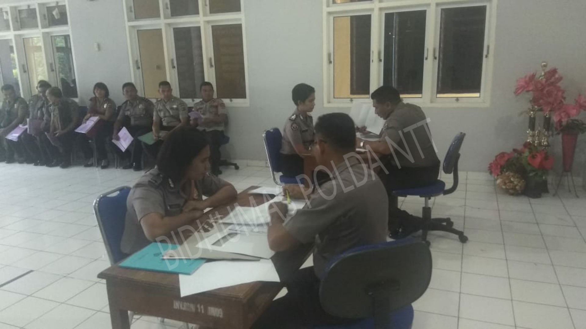 Seleksi SIP Angkatan 48, Polda NTT  Gelar Binlat Kesehatan