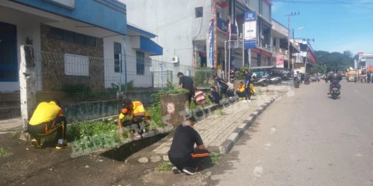 Polres TTS Melaksanakan Giat Kerja Bakti