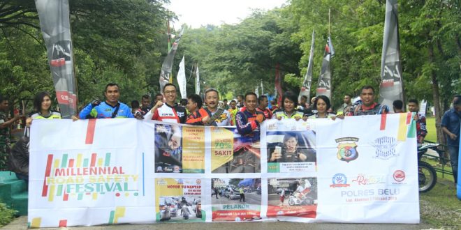 Bareng Dir Lantas Polda NTT, Sat Lantas Polres Belu Gelorakan MRS Festival di Adventure Trail Trabas 2019