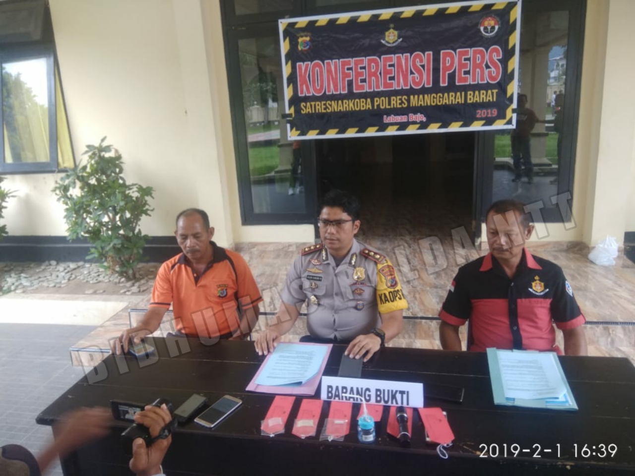 Sat Resnarkoba Polres Mabar Amankan Pelaku TP Narkoba di Labuan Bajo