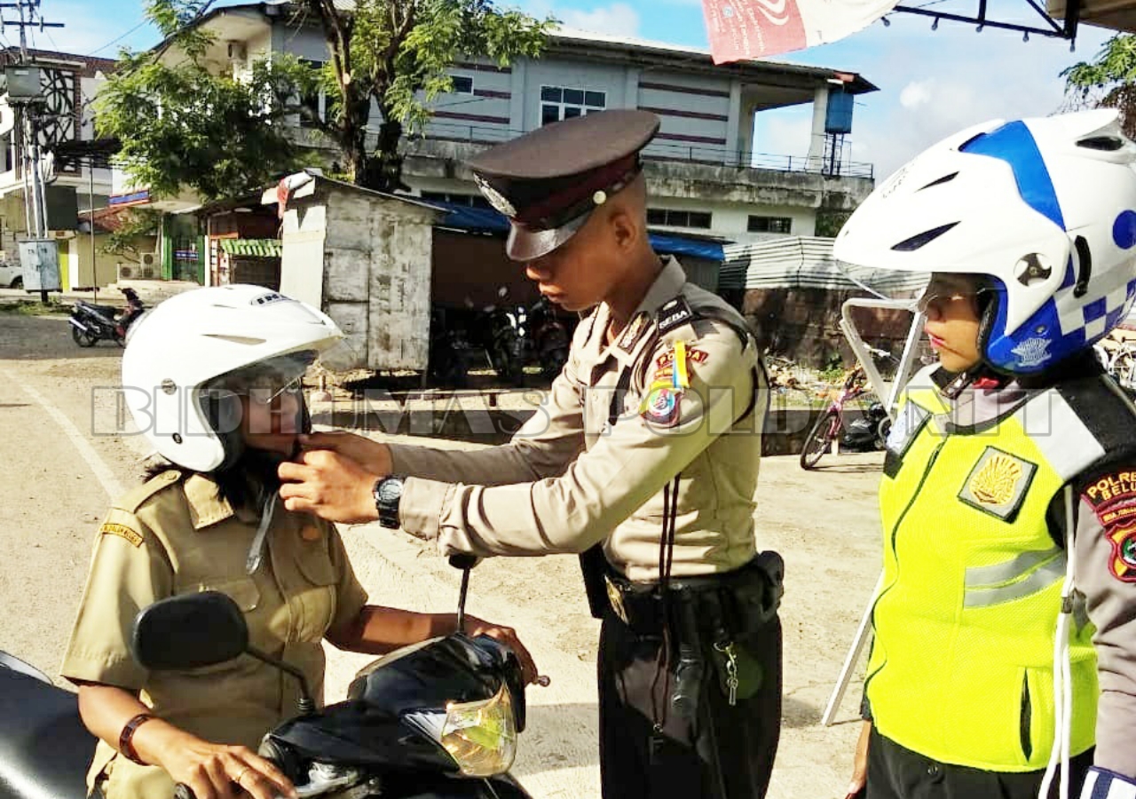 Hari Pertama Pelaksanaan Latja di Wilkum Polres Belu, Ini yang dilakukan Siswa SPN Polda NTT