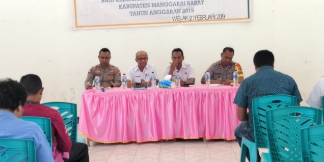 Kapolsubsektor Welak Hadiri Rapat Lolakarya Mini Tingkat Kecamatan