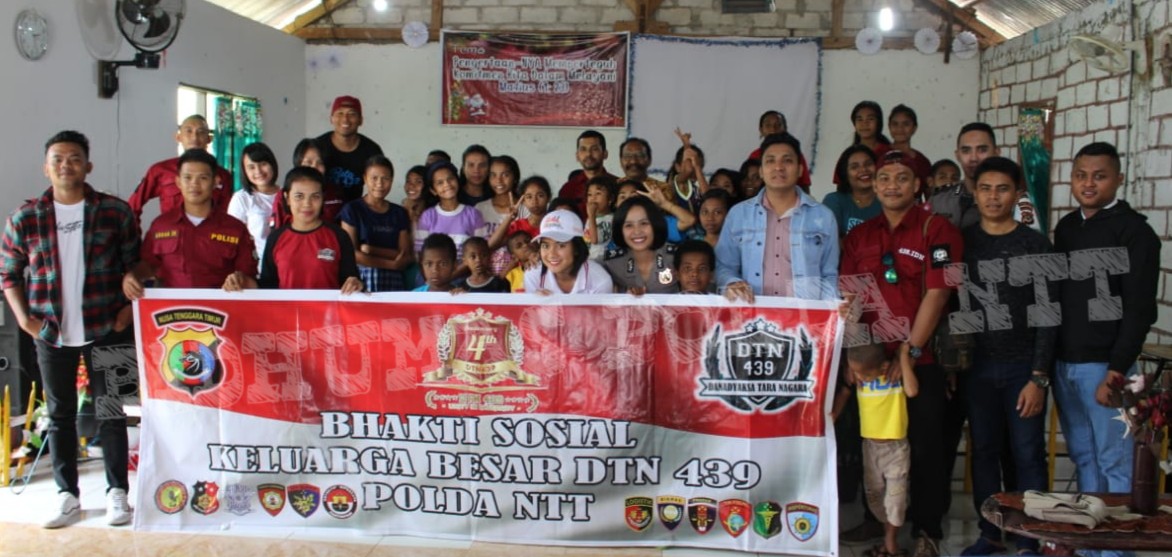 Anniversary ke Empat, DTN 439 Polda NTT Gelar Baksos