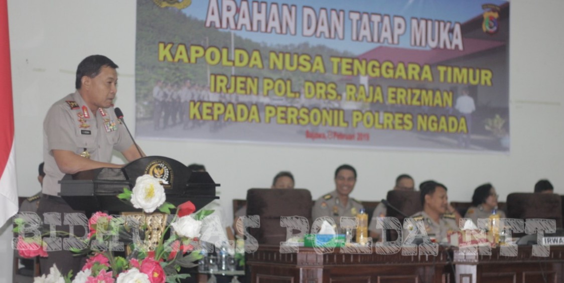 Kapolda NTT Tatap Muka Bersama Personel Polres Ngada