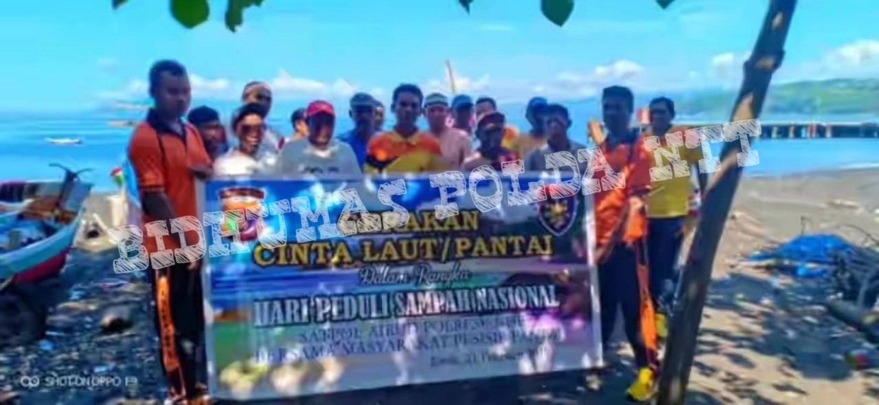 Polres Ende HPSN 2019 Dengan Gerakan Cinta Laut/Pantai