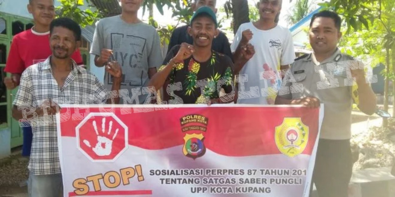 Bhabinkamtibmas Manutapen Sosialisasi Pungli Pada Warga Binaanya