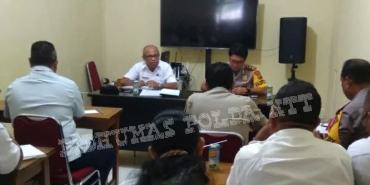 Polres Mabar dan Instansi Terkait Gelar Rakor Penyalurahan Bansos