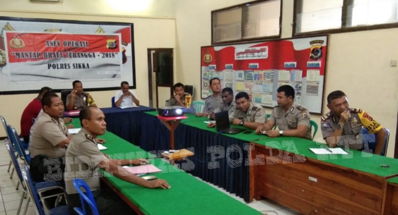 Antisipasi Penyimpangan, Kapolres Sikka Gelar Rakor Bansos