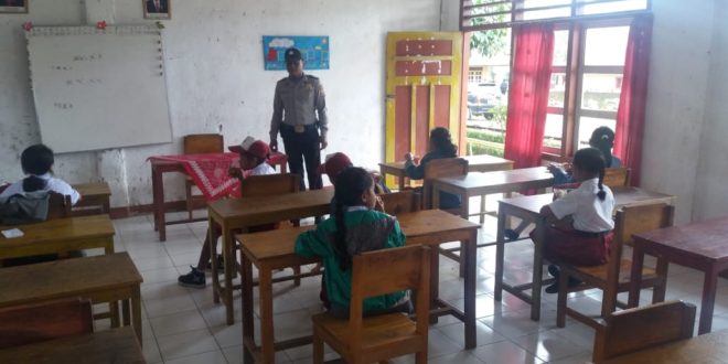 Polsek Cibal Amankan Lomba OSN Tingkat SD