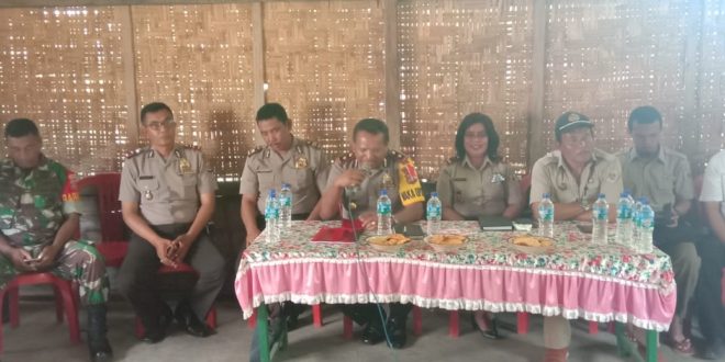 Penyuluhan Pendaftaran Tanah Sistematis Lengkap, Waka Polres Manggarai Sampaikan Pentingnya Memiliki Sertifikat