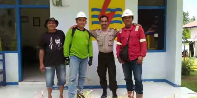 Dampingi Tim survei PT Kusuma Jaya Tehnik, Bripka Arsilinus Lentar Sambangi Objek Wisata Religi