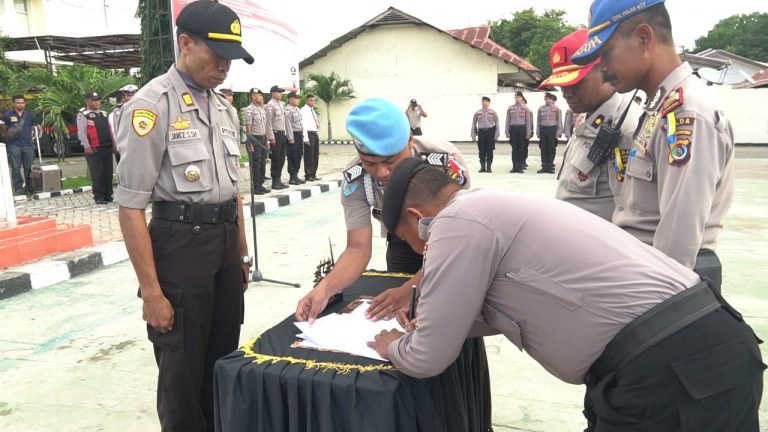 Satu Kompi Siswa Diktuk Ba Polri Perbatasan SPN Polda NTT Latja di Polres Belu