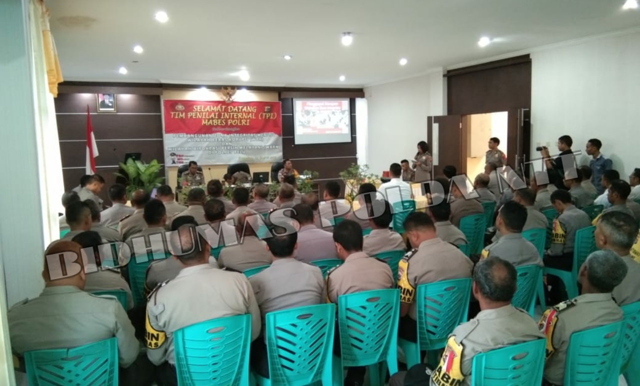 Tim Mabes Polri Lakukan Penilaian di Polres Belu Terkait Zona Integritas Menuju WBK dan WBBM