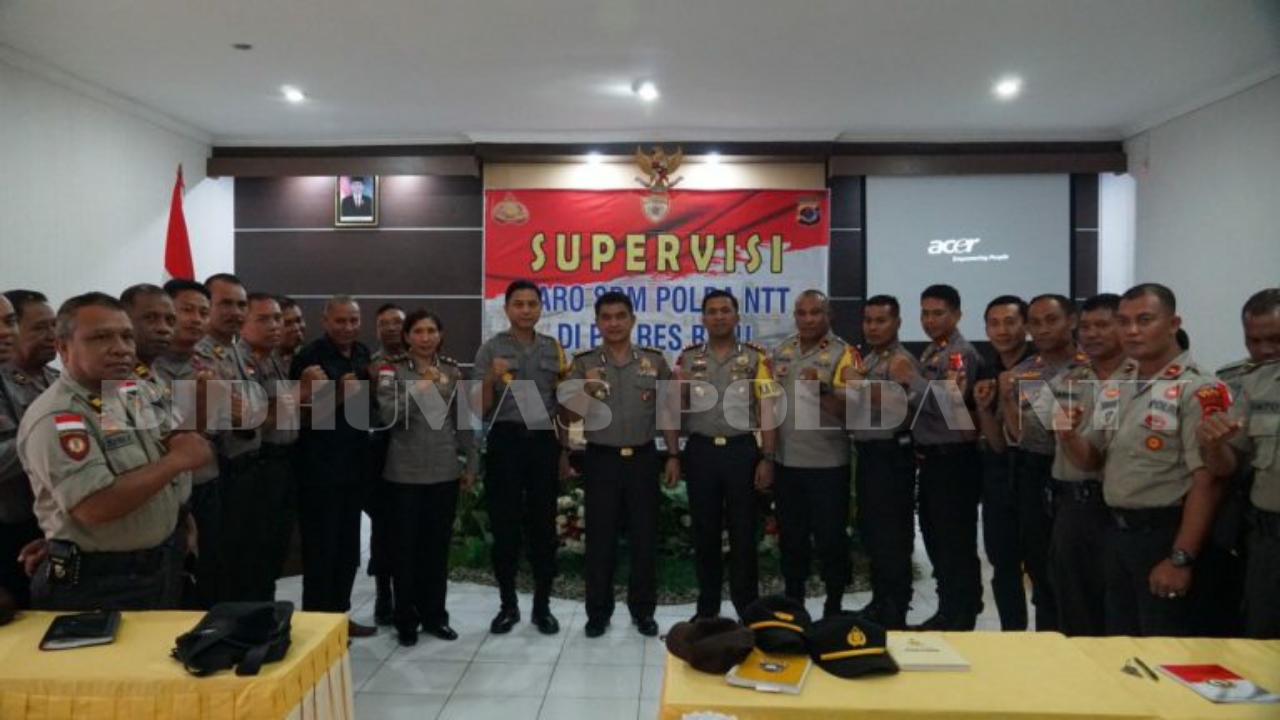 Karo SDM Polda NTT Lakukan Supervisi di Polres Belu