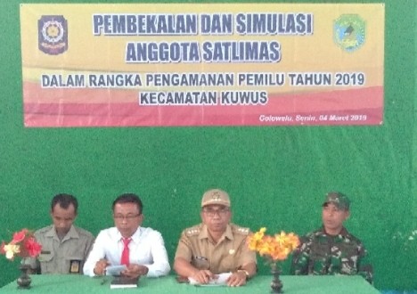 Kanit Reskrim Polsek Kuwus, Pentingnya Tugas Linmas Dalam Pemilu 2019