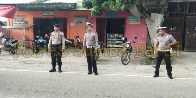 Lantas Polres Sumba Barat Laksanakan Gatur