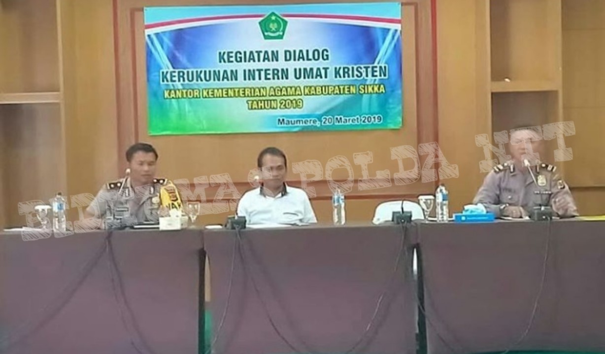 Wakapolres Sikka Beri Materi Terkait Sara, Hoax dan Ujaran Kebencian