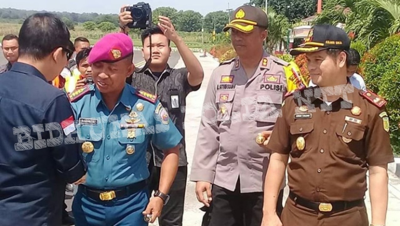 Kunker Menteri ESDM RI, Polres Sikka Lakukan Pengamanan