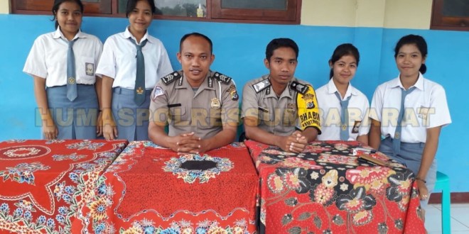 Beri Rasa Aman, Polres Sumba Barat Laksanakan Pengamanan UAN Tingkat SMA dan SMK