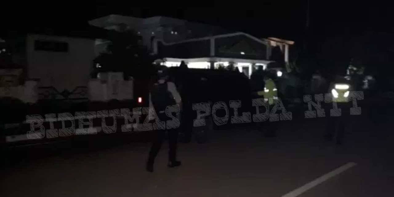 Menciptakan Kamtibmas yang Kondusif, Tim Kalong Pasola Polres Sumba Barat Rutin Gelar Patroli Malam