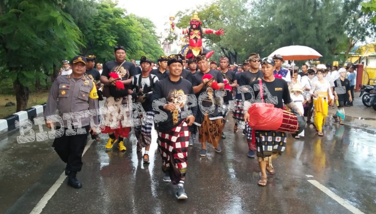 Polres Kupang Kota Amankan Kegiatan Kupang Coklat Hijau dan Pawai Ogoh-Ogoh