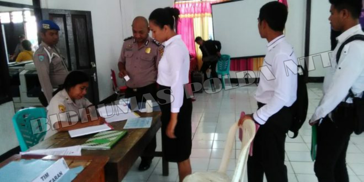 Animo Pendaftar Calon Anggota polri di Wilayah Polres Belu Cukup Tinggi