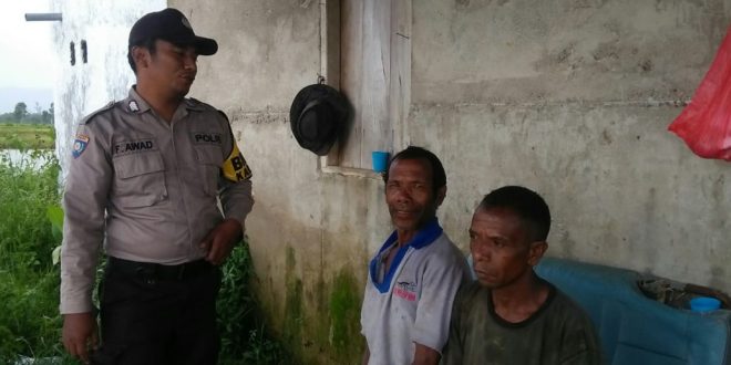 Bhabinkamtibmas Polsek Tasifeto Timur Sambang Warga Binaannya, Ajak Warga Jaga Kamtibmas