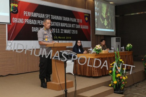 Bidang Keuangan Polda NTT Gelar Sosialisasi SPT Tahunan Orang Pribadi Tahun 2018