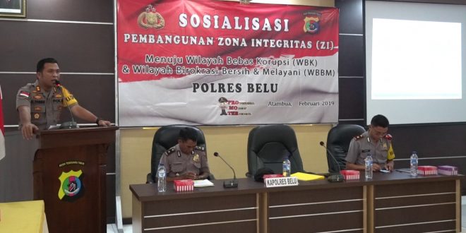 Ini Langkah Polres Belu Raih Predikat WBK Tahun Ini