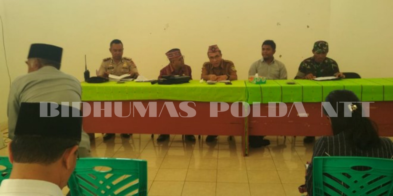 Jadi Pembicara Pada Sosialisasi Forum Lintas Agama, Ini Harapan Kapolsek Lembor