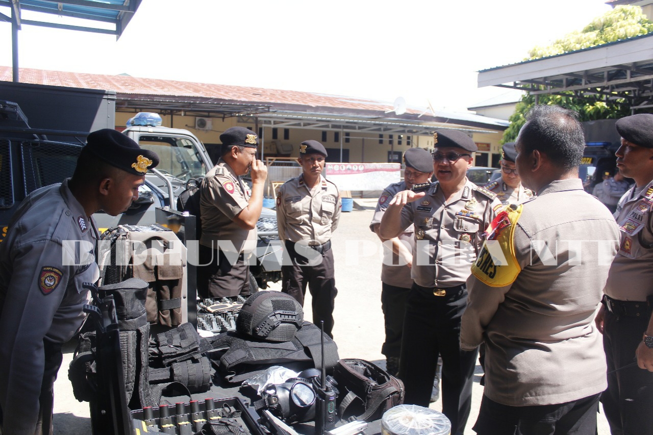 Jelang Pemilu 2019, Tim Supervisi dan Asistensi Baharkam Polri Kunjungi Polres Kupang Kota