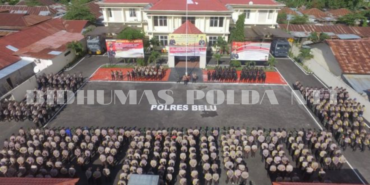 Polres Belu Gelar Apel Pergeseran Pasukan Pengamanan TPS