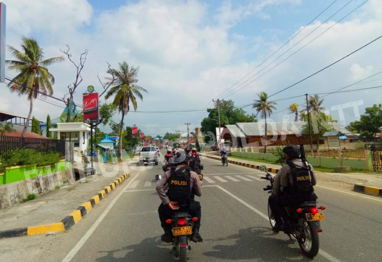 Cipta Kondis Aman dan Kondusif, Sat Sabhara Polres Sumba Timur Tingkatkan Giat Patroli